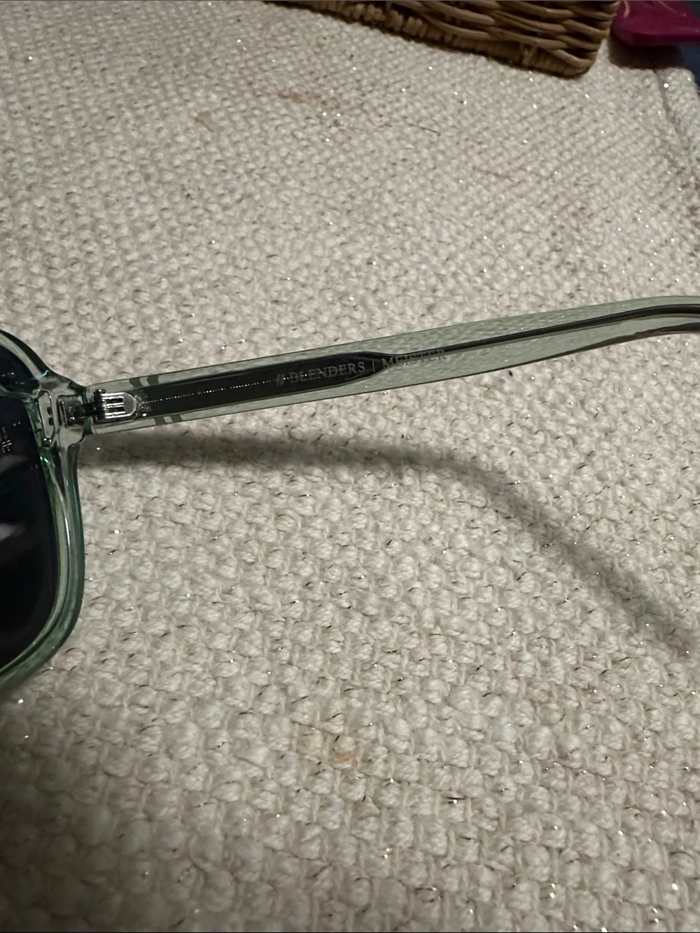 Clear Green Shield-Style VR/AR Protective Glasses
